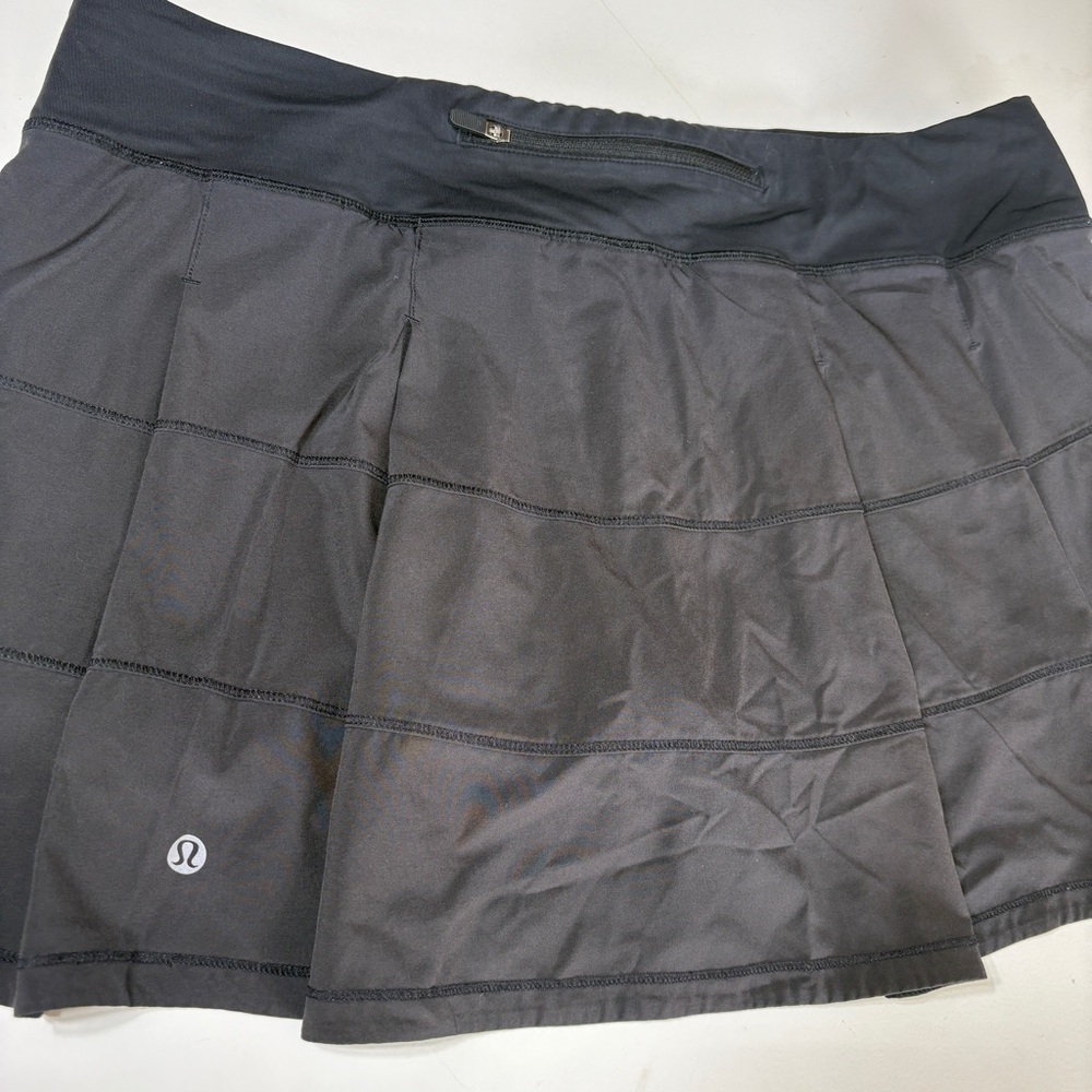 Lululemon Pace Rival Skirt (Tall) *4-way Stretch Black - Picture 6 of 11